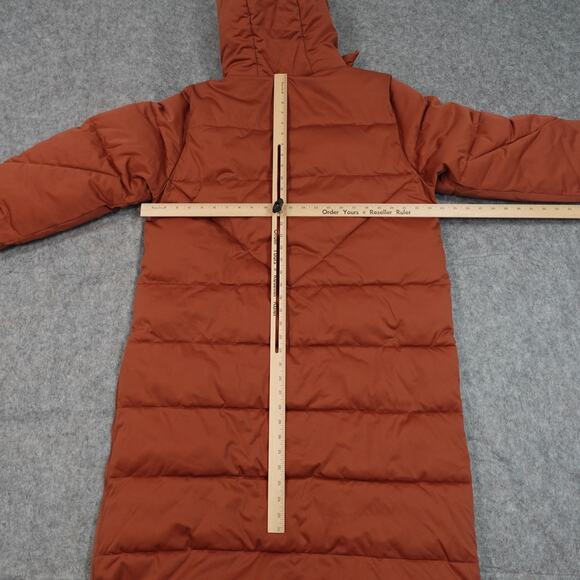 Avec Les Filles Coat Womens Extra Large Puffer Down Fill Copper Long Hooded - Picture 9 of 14